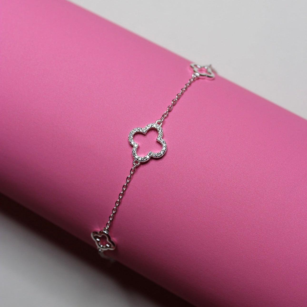 Pulsera Flor Brillante
