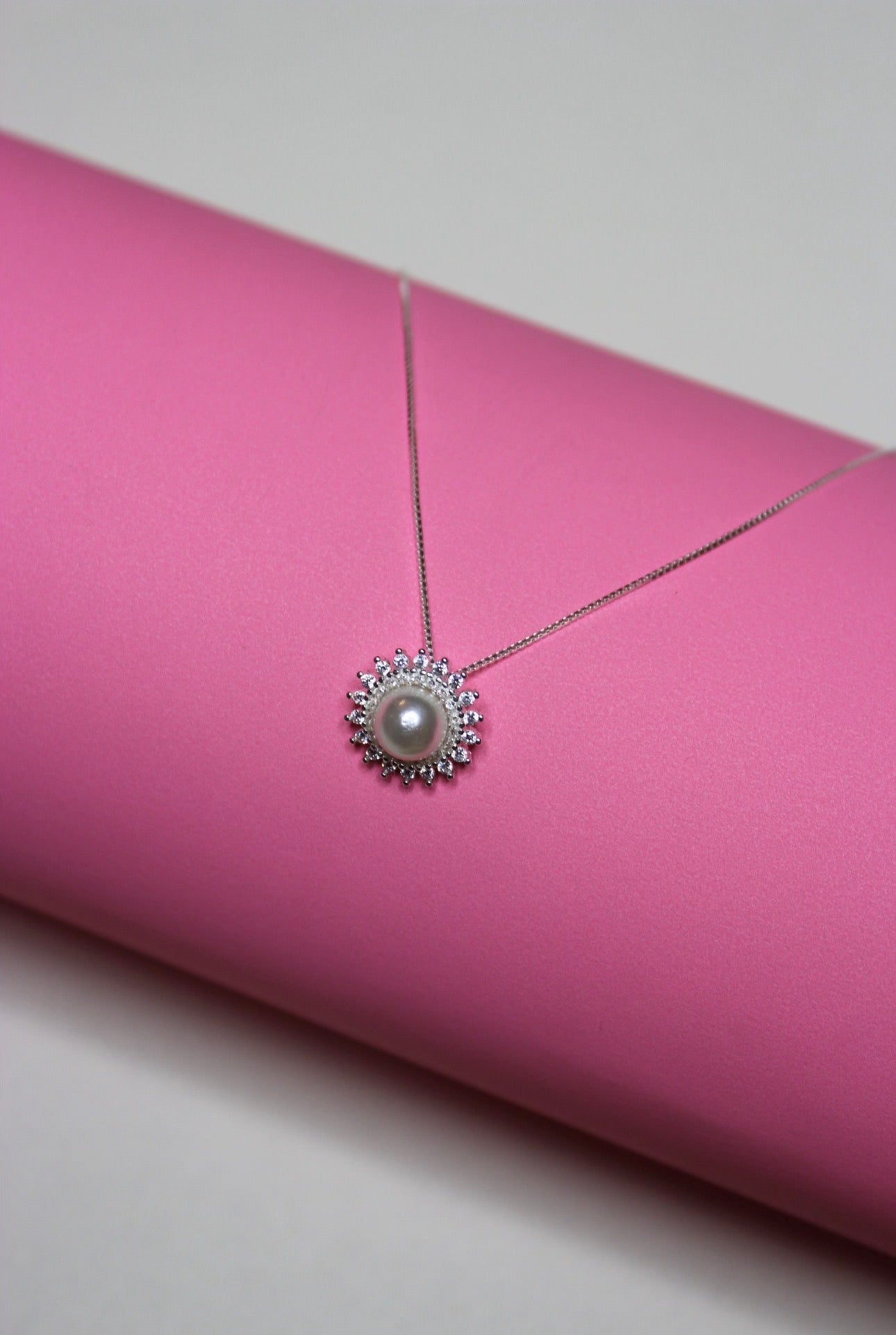 Collar sol de perla