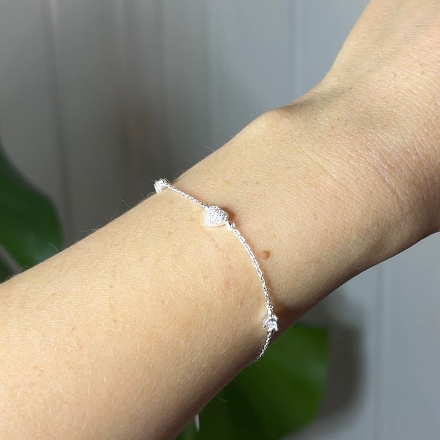 Pulsera corazón luz