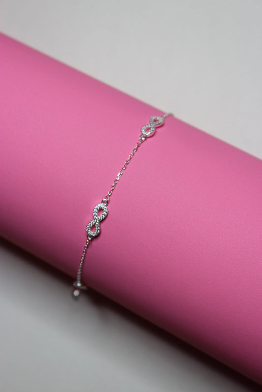 Pulsera infinito circones